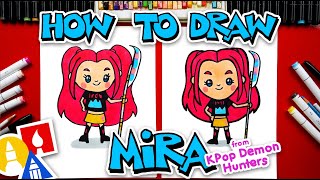how draw mira kpop demon hunters