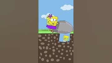 Take The Water Challenge 💦 Dady Spongebob vs Mumy Spongebob 😸 💚 #shorts #tiktok #Story #viral