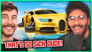 $1 Vs $100,000,000 Car! | Hasanabi Reacts to MrBeast