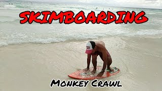 HOW TO DO SKIMBOARDING (MONKEY CRAWL)-Joel Ongan