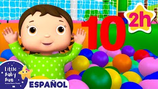 Cuenta los 10 bebitos 🍼 | Canciones Infantiles🎵| Caricaturas para bebes | Little Baby Bum