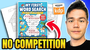 NEW Amazon KDP Niche with NO Competition - Shaped Word Search Tutorial