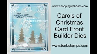 Carols of Christmas Bundle Card Front Builder Thinlits Stampin' Up!