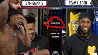 NOBODY WANTS HARDEN LMFAO! 2020 NBA All-Star Draft - Team LeBron vs Team Giannis