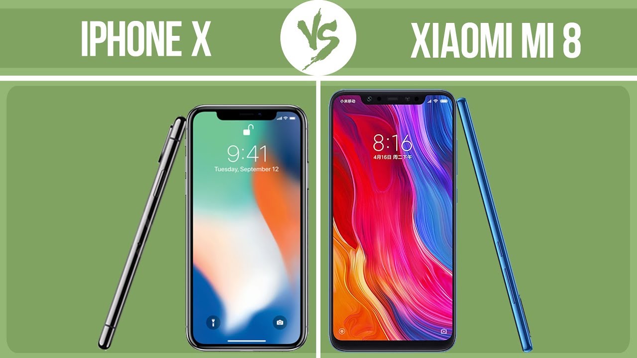 Apple iPhone X vs Xiaomi Mi 8 ️