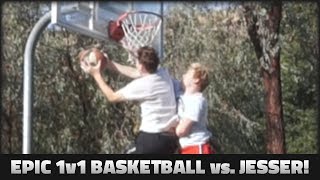 Epic 1V1 Basketball Vs. Jesserthelazer Incredible Comeback Forfeit