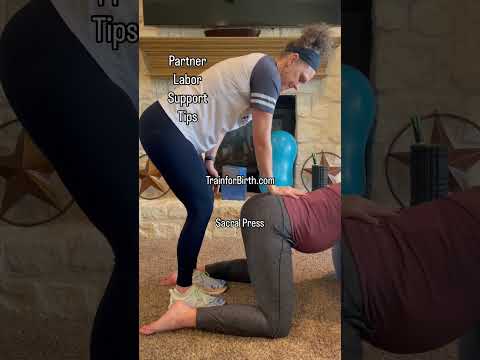 Childbirth Tips Pregnancy Training Partner Support Labor