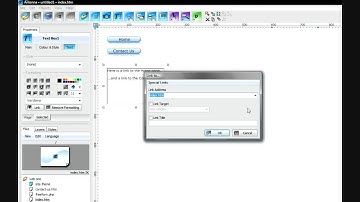 Tutorial • Linking Buttons and Text • Antenna Web Design Studio