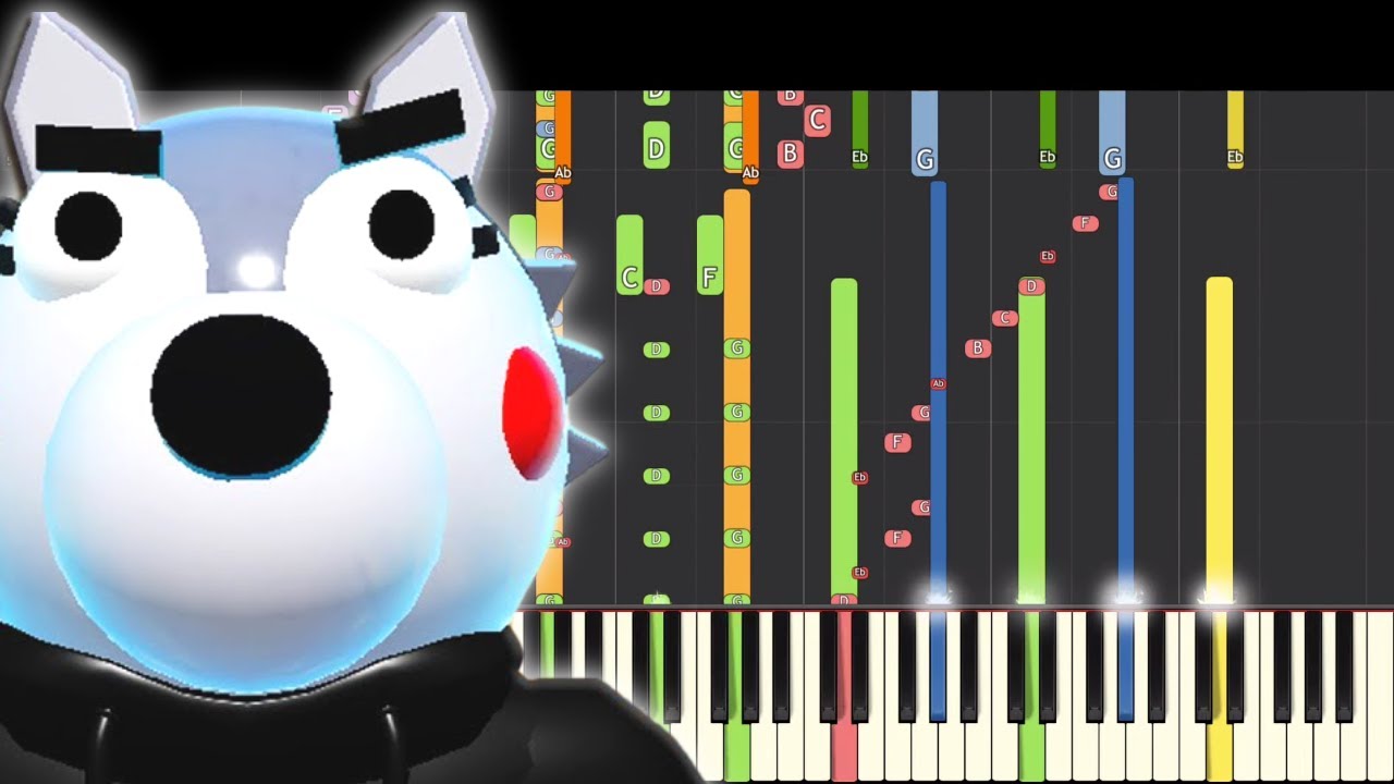 Piggy Themes on Piano (Fan Made Characters) 