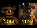 Evolution of Freddy in FNAF (2014-2023)