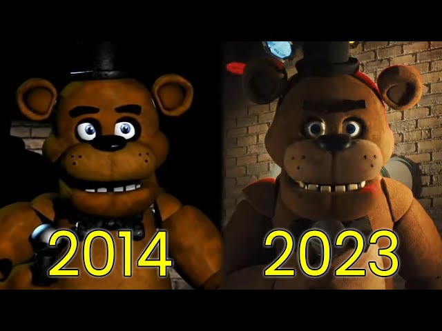 The Evolution of Five Nights At Freddy's! (2014-2023) :  r/fivenightsatfreddys