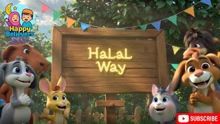 Halal Heroes Zoo 🦓✨ | Islamic Kids Rhyme About Halal &amp; Good Manners