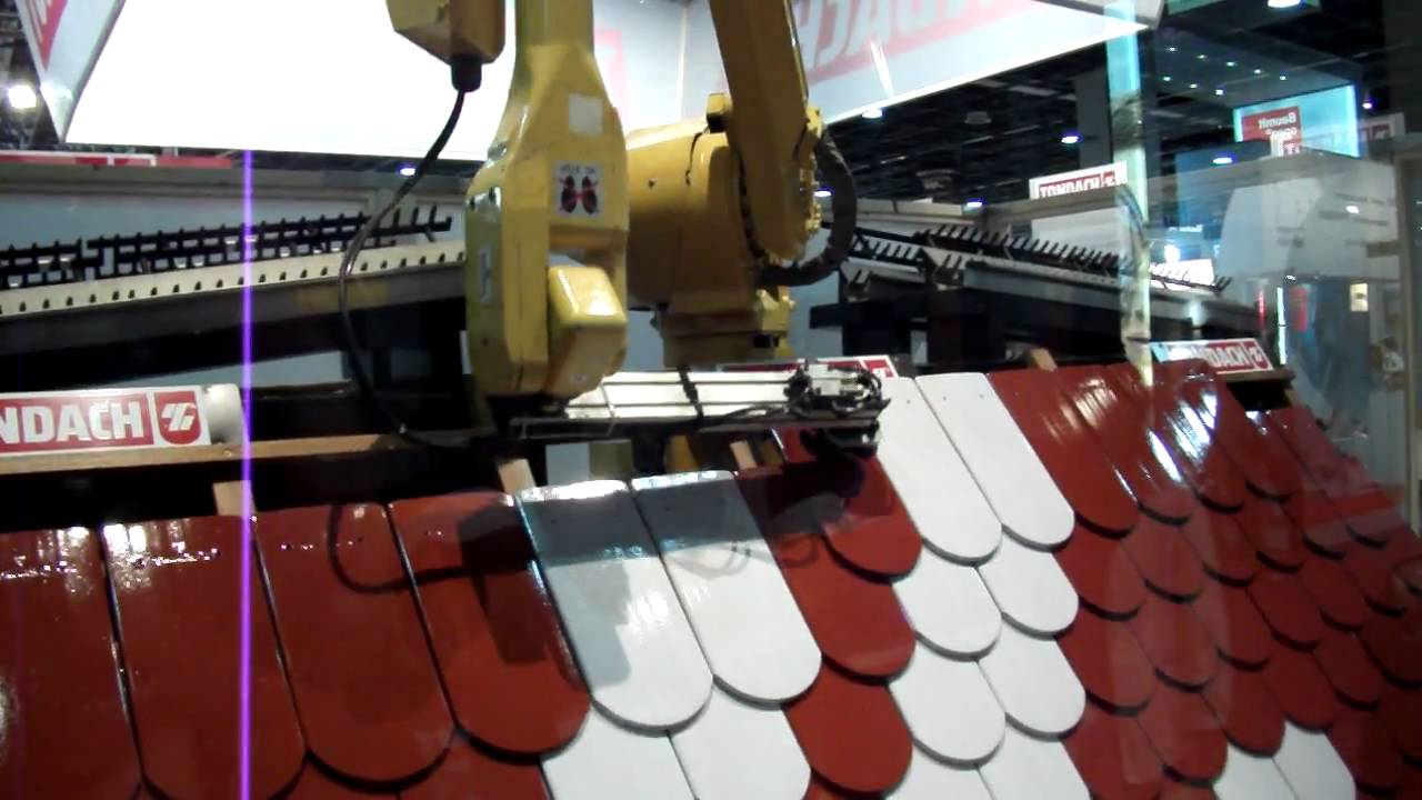 Tondach Roof Building Robot YouTube