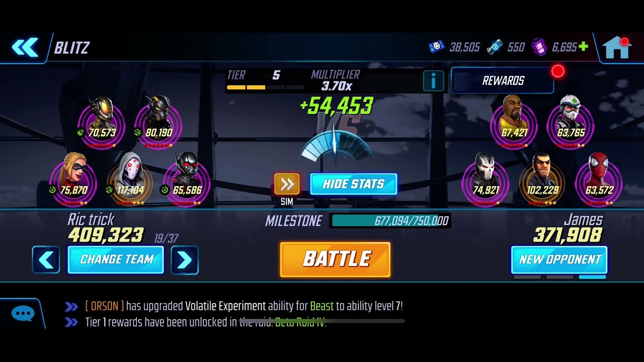 Ghost Spider Blitz. How to go up to tier 8.3 and score 2m+. Marvel Strike Force MSF