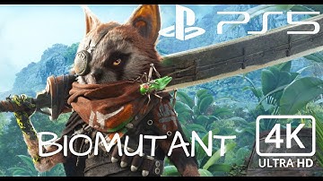 BIOMUTANT Gameplay Walkthrough Part 1 - PS5 4K
