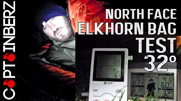 North Face Elkhorn 0 Degree Sleeping Bag Test (32 Degrees)