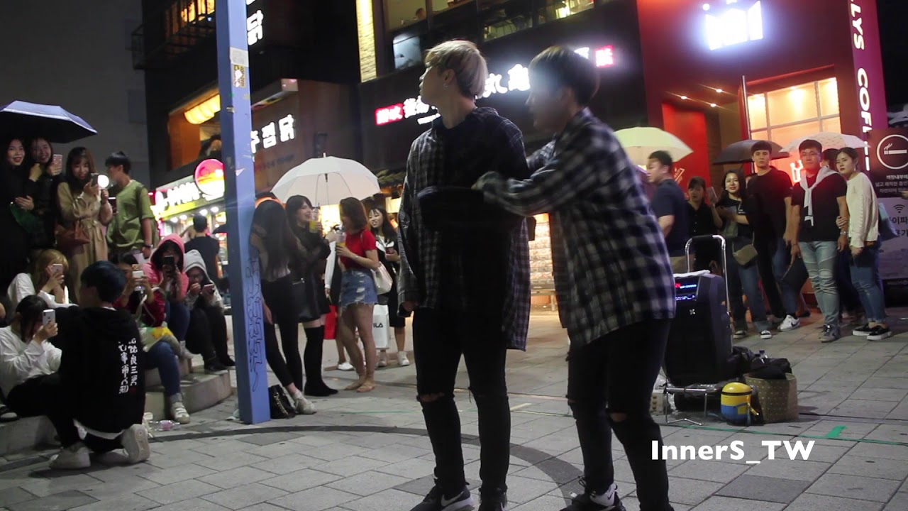 180914 홍대 버스킹 INNERS - 이게 무슨 일이야 #INNERS #이너스 #김효진 #이태영 #김태유
