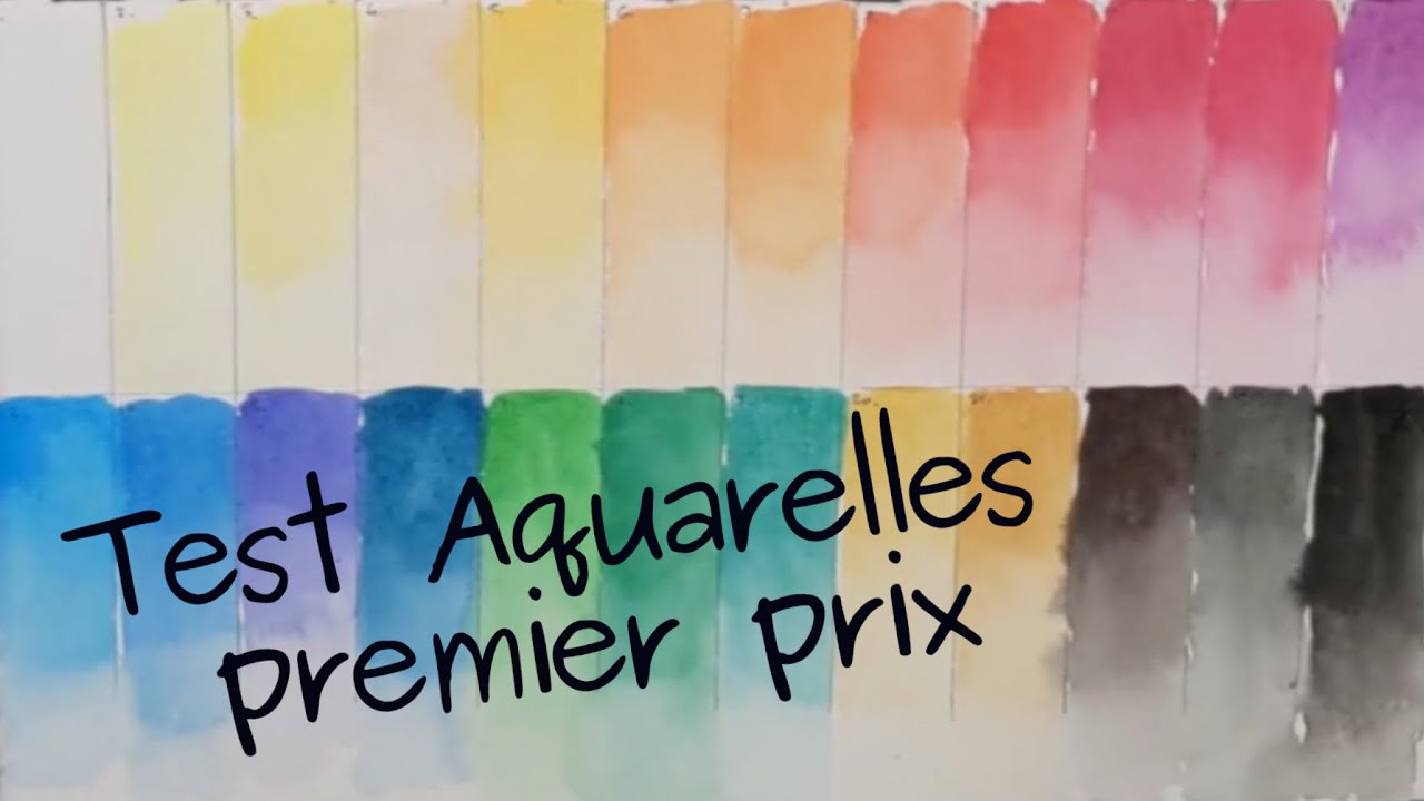 18 tubes d'aquarelles pour 4 euros ?!
