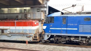 単9852 相模貨物入れ替え機返却 DE11-2003(EF210-121牽引)