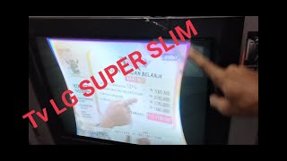 Tv LG 21' gambar samping kanan kiri menyempit dan modif EW