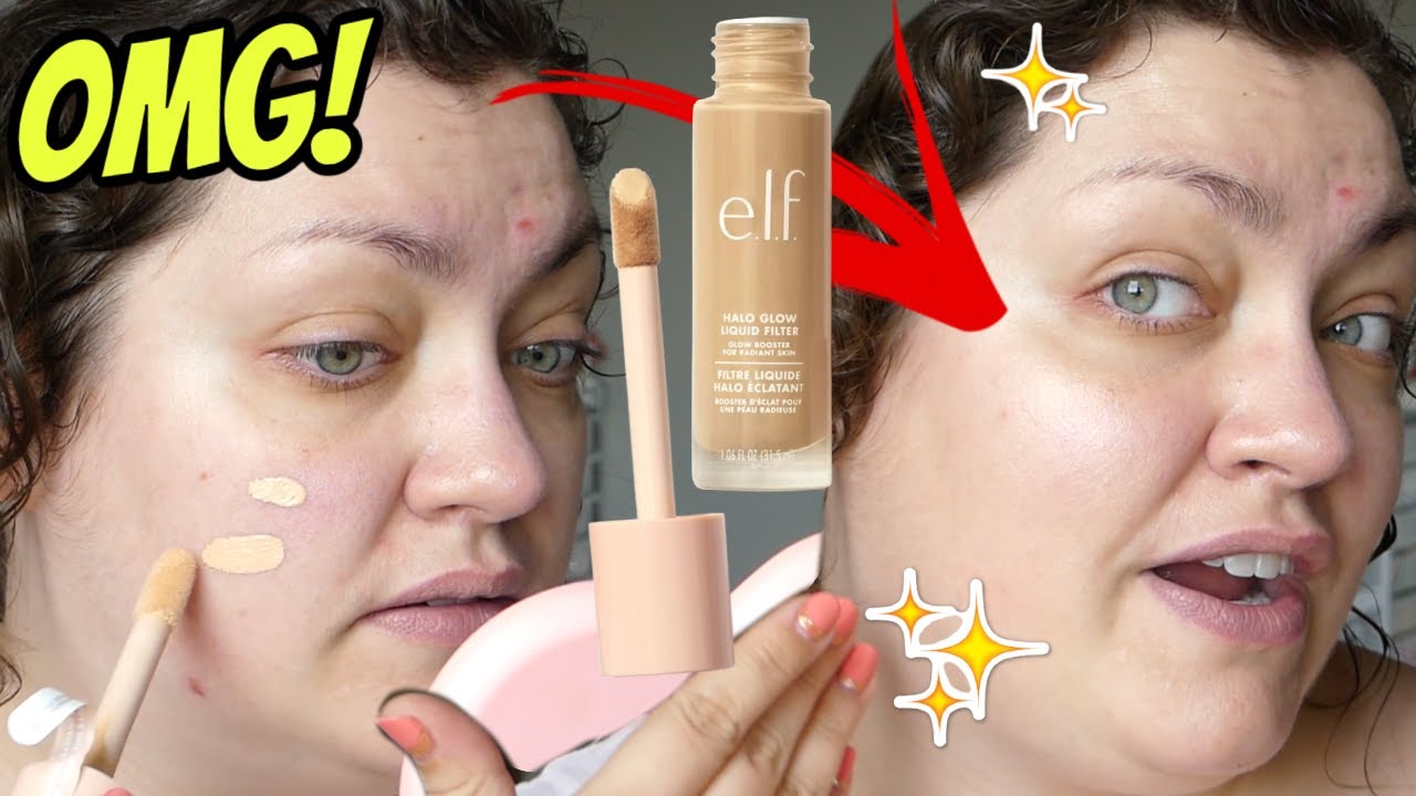 e.l.f. Halo Glow Liquid Filter  WEEKLY WEAR: Oily Skin Review 