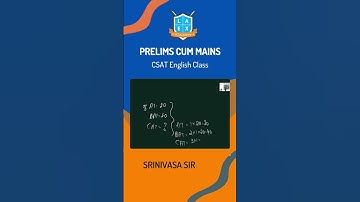La Excellence IAS | Bengaluru | PCM CSAT | Maths Class by Srinivas Sir