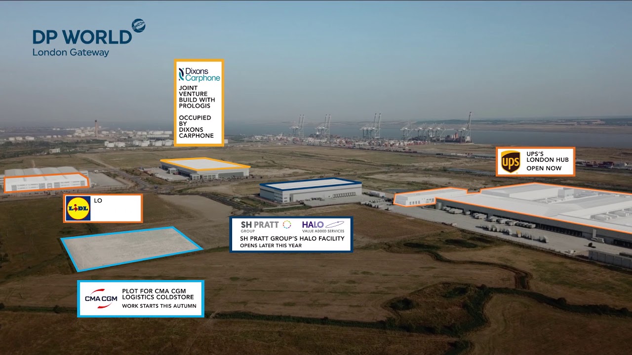 A fly over DP World London Gateway Logistics Park YouTube A fly over DP World London Gateway Logistics Park YouTube