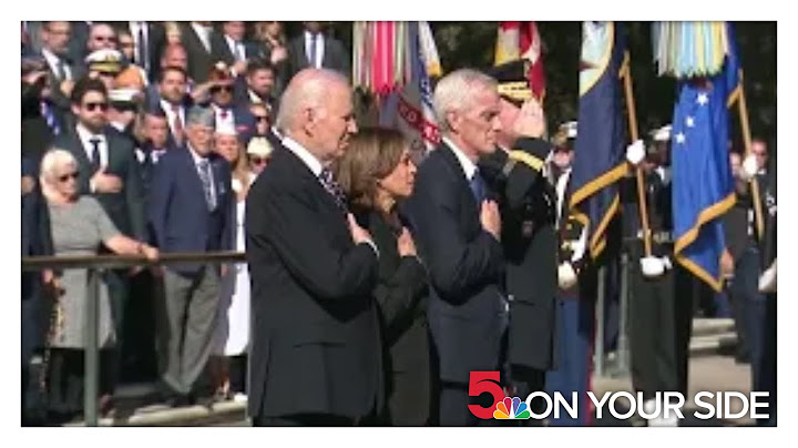 President Biden, Vice President Harris take part in a Veteran's Day wreath laying ceremony