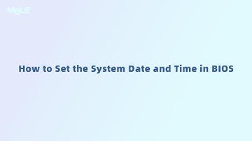 How to Set the System Date and Time in BIOS ?