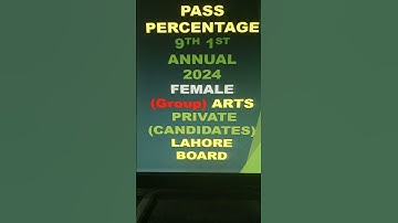 BISE Lahore result 9th class 2024 by roll number #result2024 #lahorepakistan #class9th