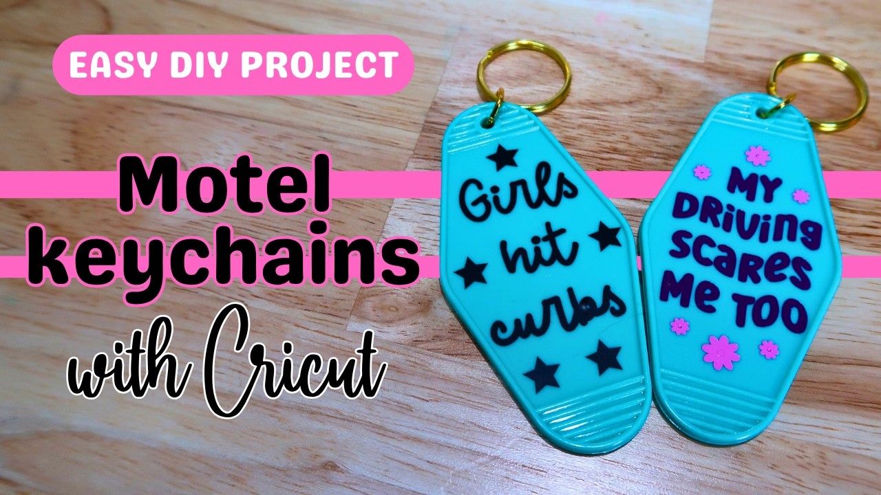 Cricut Keychain Tutorial | How to Make Hotel-Style Keychains + Free Template