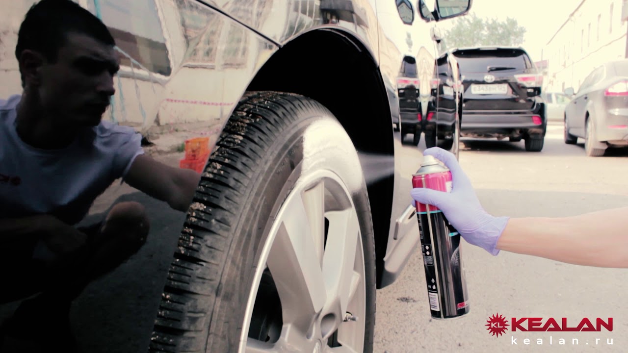 Venwell Black Tyres чернитель шин пенный блеск, 800 мл.