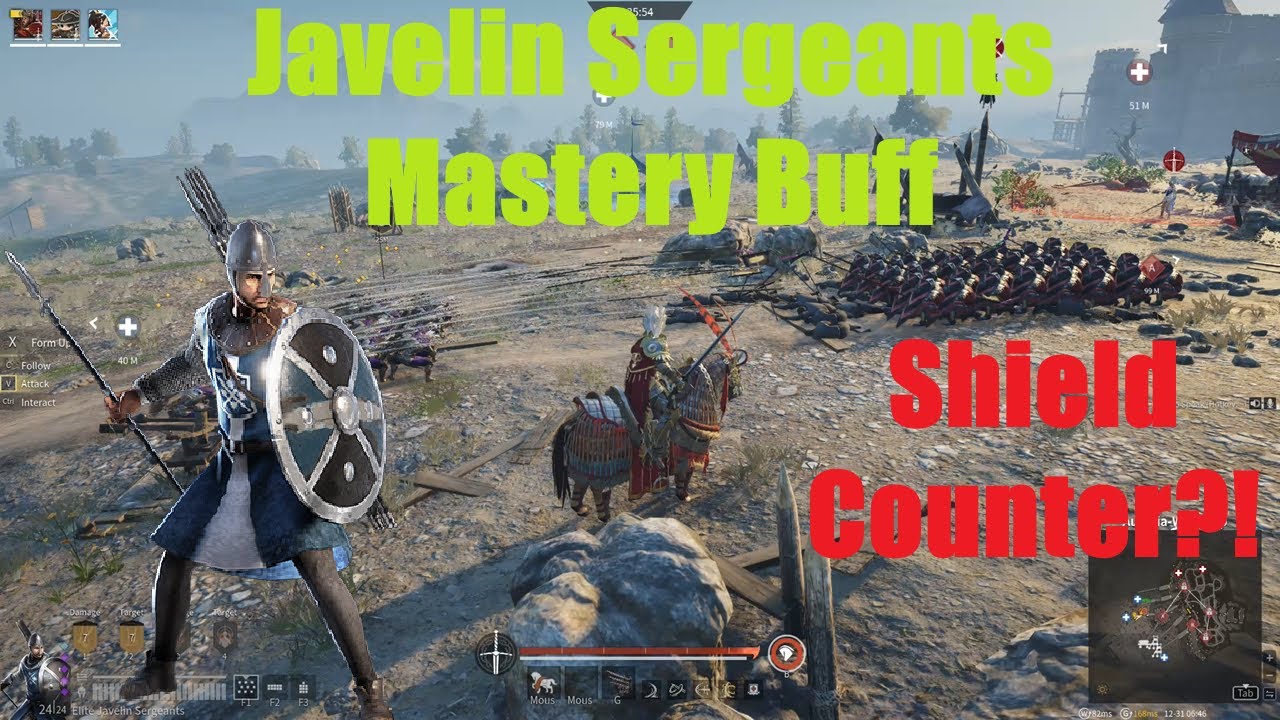 New meta Counter?! Javelin Sergeants Unit Test l Conqueror's Blade