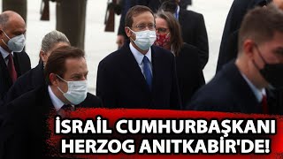 İsrail Hurbaşkanı Herzog Anıtkabirde