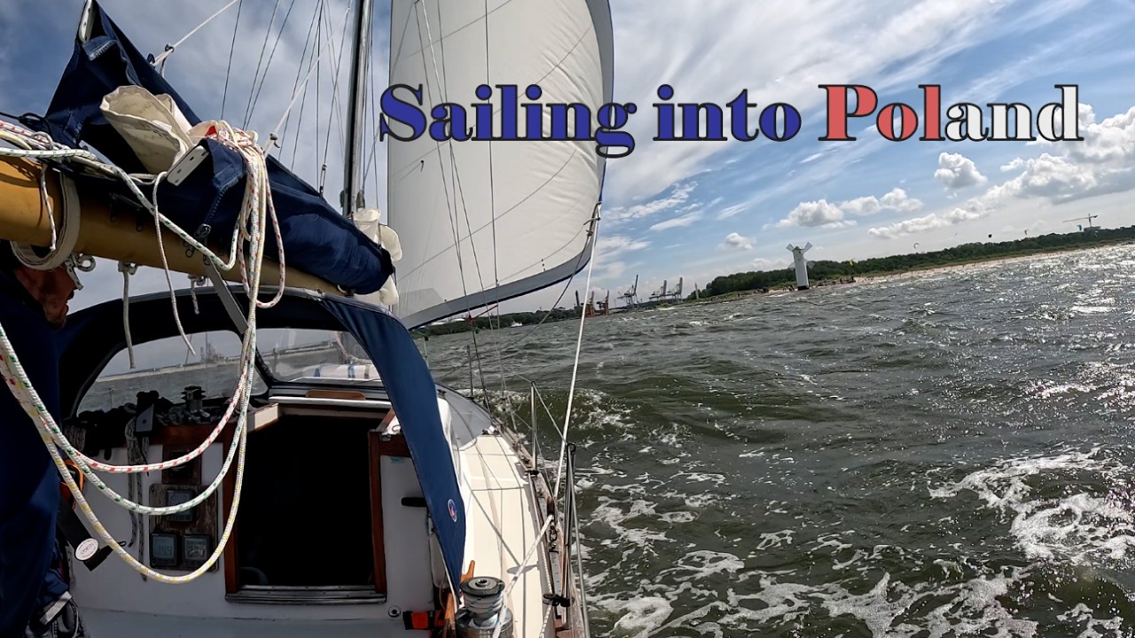 Прибытие в Польшу на яхте | Фонтаны, уличные музыканты и мини-танки в Свиноуйсьце