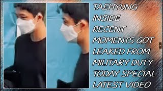 OMG!😱💋Taehyung Inside Recent Moments Got Leaked From Military Duty Today(New)#jungkook#taehyung#bts