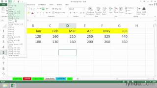 14 Microsoft Excel 2013 Essential Training Tutorial Undo Redo