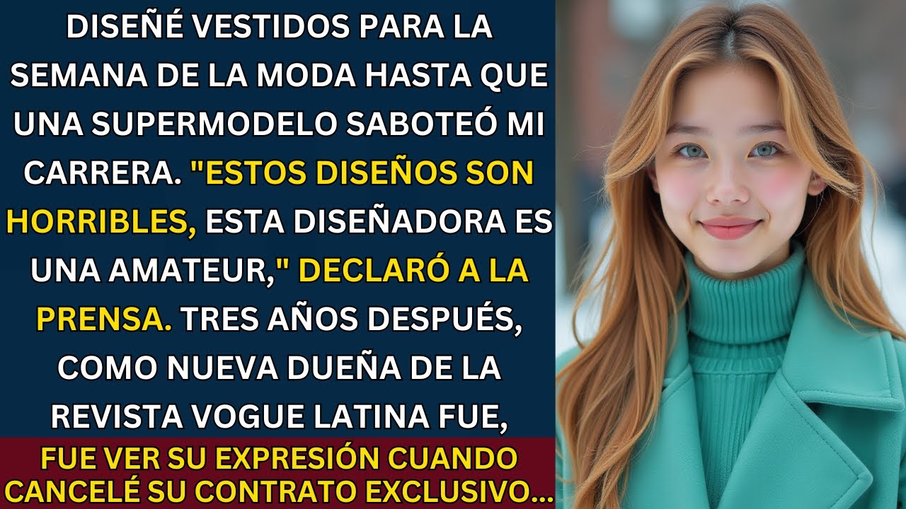 La modelo que arruinó mi carrera de diseñadora no sabía que era dueña de la revista de moda más...