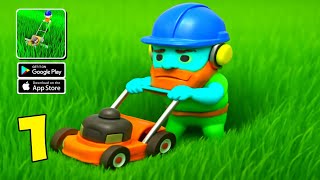 Grass Master: Lawn Mowing 3D - Gameplay Walkthrough Part 1 - Cut & Mow Grass (iOS, Android) screenshot 4