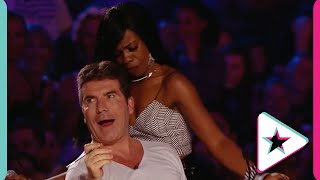 Sultry Audition Leaves Simon Cowell Hot Under The Collar
