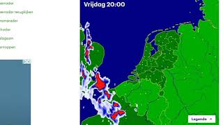 Buienradar 48 uur vooruit: Zo gaat (waarschijnlijk) het noodweer over Nederland! 28 en 27 juli 2018!