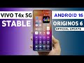 Vivo T4x OriginOS 6 Official Update | Android 16 Stable Update | Features & Release Date #vivot4x