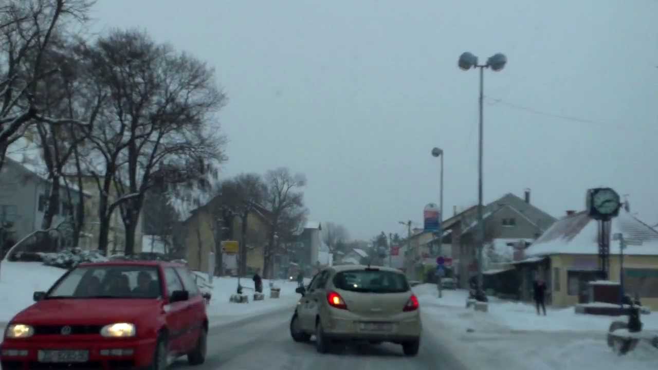 Dugo Selo, Snijeg, Zima (Croatia Snow Day)