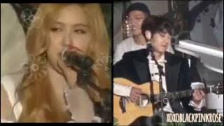 EXO's Chanyeol reaction on BlackPink's Rose's Performance