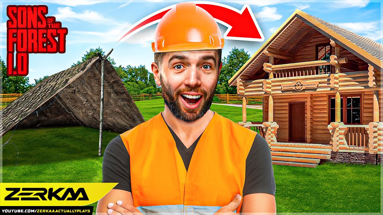 BUILDING OUR FIRST BASE (Sons Of The Forest #7) - YouTube