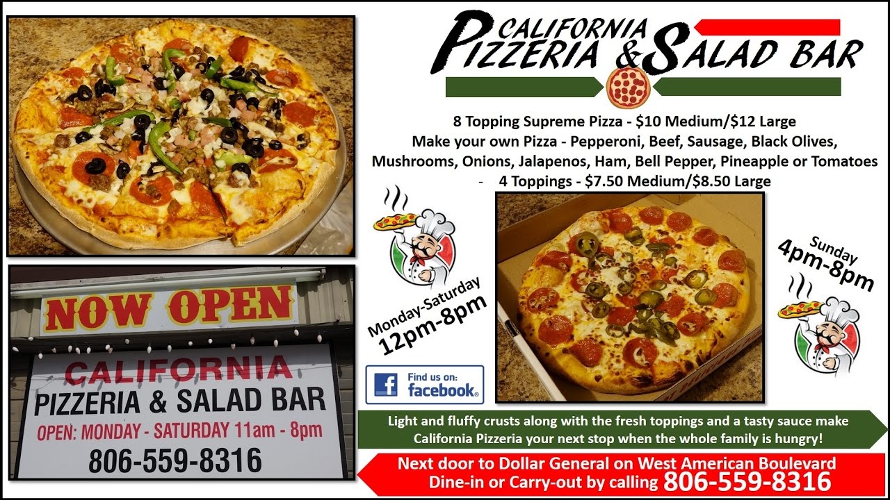California Pizzeria YouTube