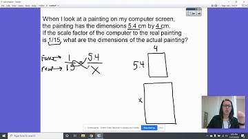 Using scale factor to find a missing length