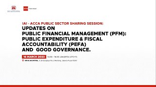 IAI - ACCA PUBLIC SECTOR SHARING SESSION  16 MARCH 2023