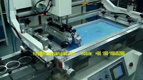 Automatic loading screen printing machine for cylinder head gasket