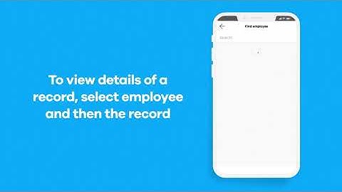 Blip How to see an employees